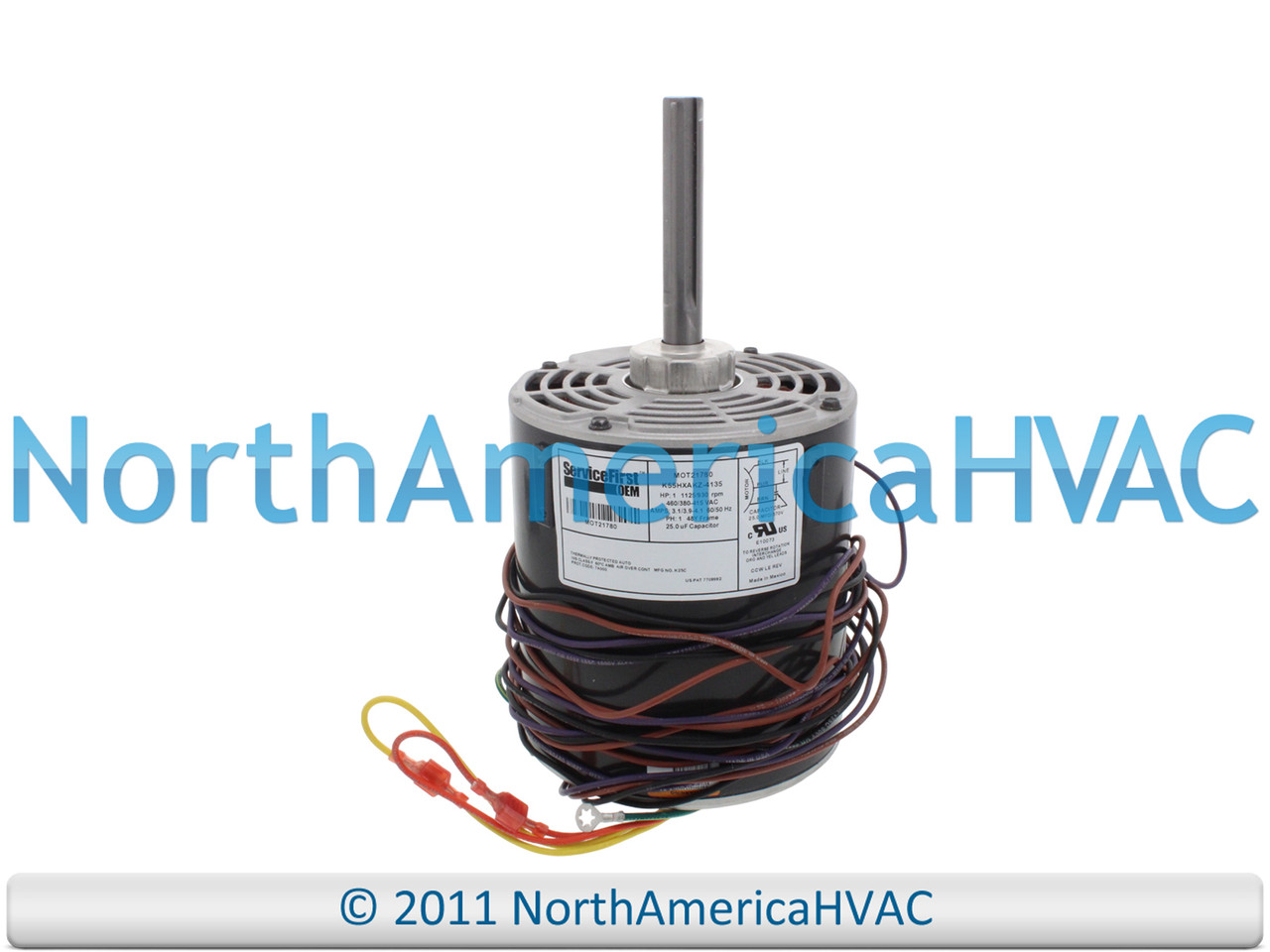 OEM Trane American Standard FAN MOTOR 1 HP 380-460v Replaces